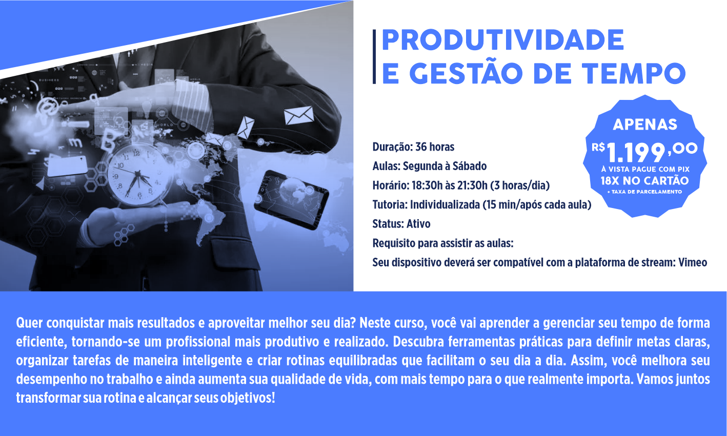 Produtividade e Gestão de Tempo